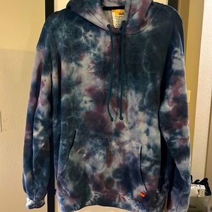 aviator nation hoodie; TYDYE BLUPUR L